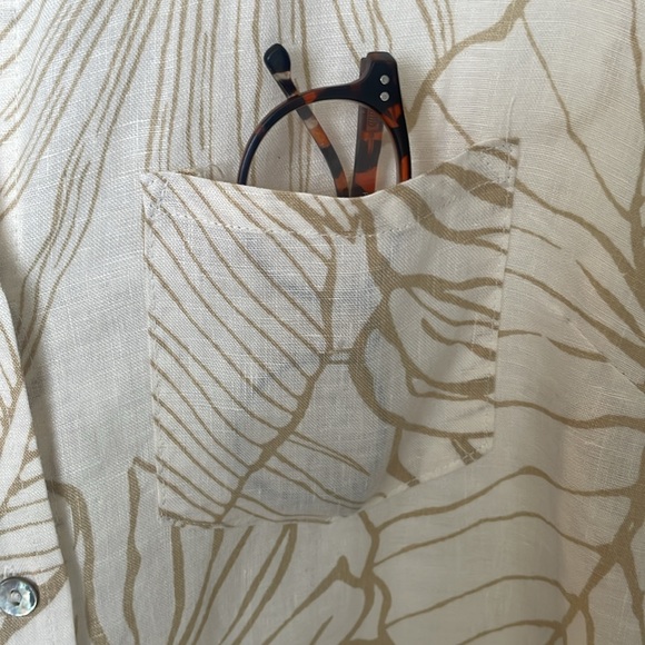 NWT MAGASCHONI LINEN MIDI DRESS - Picture 3 of 7